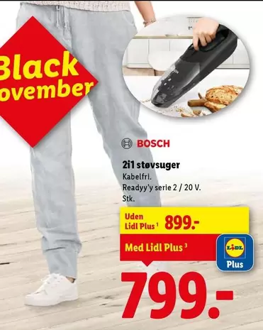 Bosch - 2i1 støvsuger