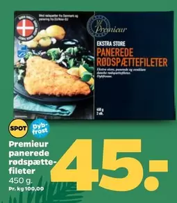 PANEREDE RØDSPÆTTEFILETER