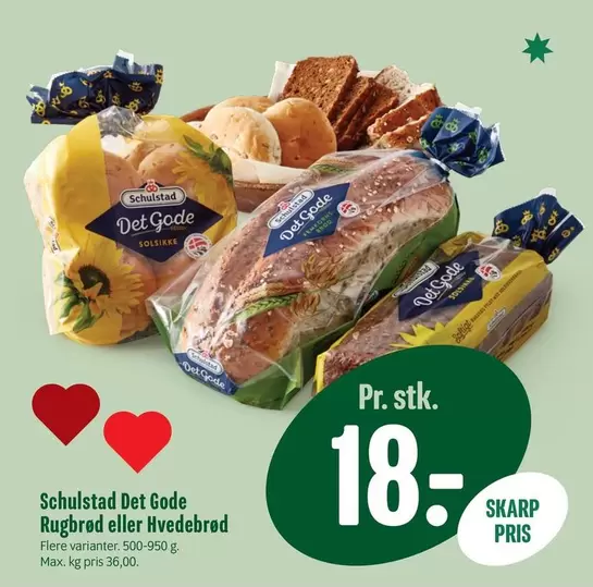Rugbrød eller Hvedebrød