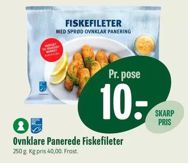 Ovnklare Panerede Fiskefileter