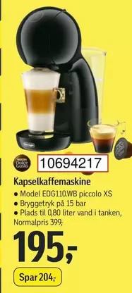 Kapselkaffemaskine