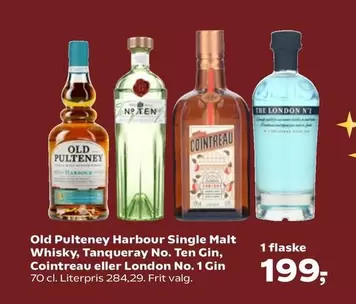 Cointreau - Harbour Single Malt Whisky, No. Ten Gin,  eller London No. 1 Gin
