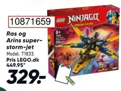 Lego - Ras og Arins super-storm-jet