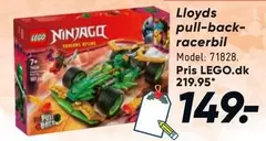 Lego - Lloyds pull-back-racerbil