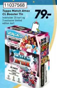 Kort - Match Attax CL Booster Tin