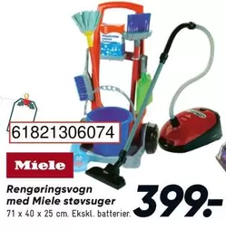 Miele - Rengøringsvogn med  støvsuger