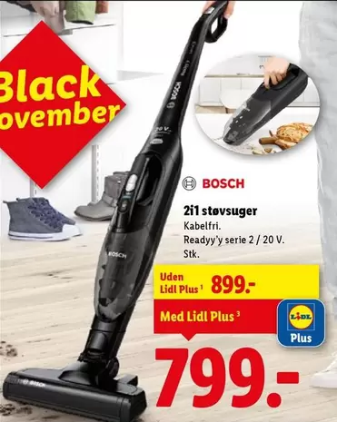 Bosch - 2i1 støvsuger