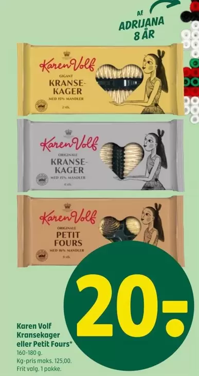 Karen - Kransekager eller Petit Fours