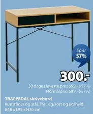 TRAPPEDAL skrivebord