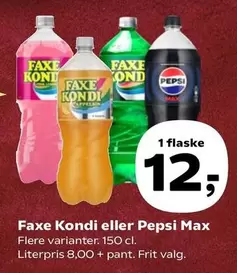 Faxe - Kondi eller Pepsi Max