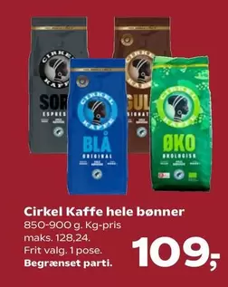 Kaffe hele bønner