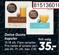 Dolce Gusto kapsler