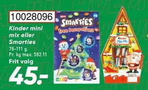 Kinder - mini mix eller Smarties