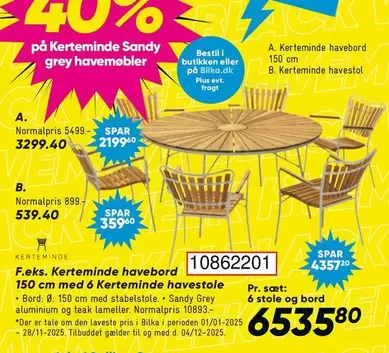 Den - Kerteminde havebord