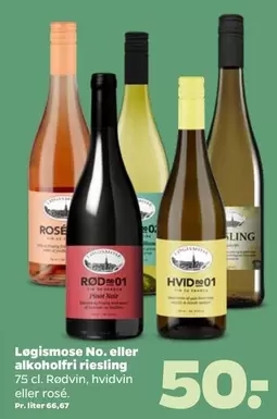 Rose - Logismose No. eller alkoholfri riesling