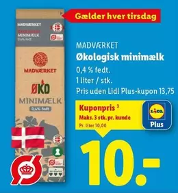 Økologisk minimælk