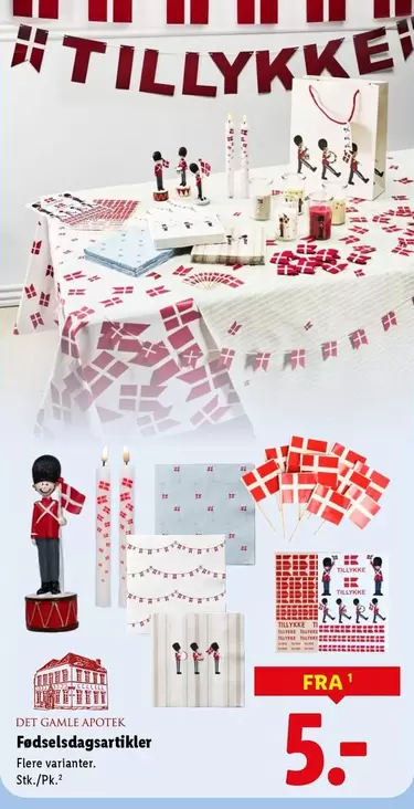 Fødselsdagsartikler