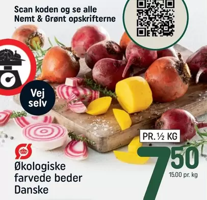 Økologiske farvede beder