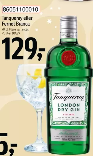 Branca - Tanqueray eller Fernet