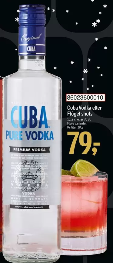 Vodka eller Flügel shots