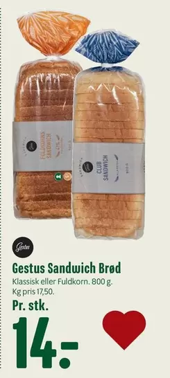 Sandwich Brød