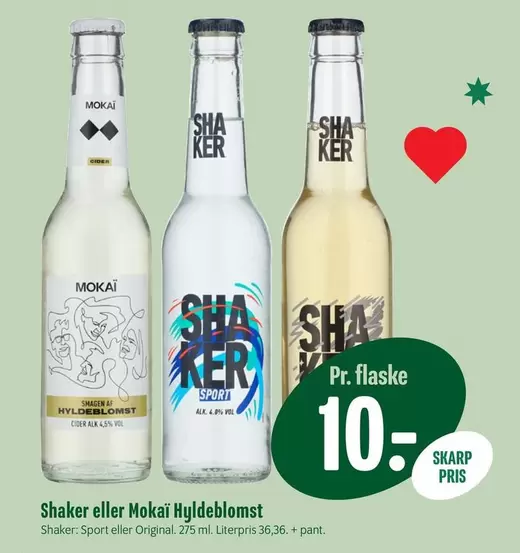 Shaker eller Mokaï Hyldeblomst