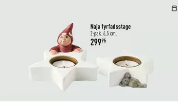 Naja fyrfadsstage