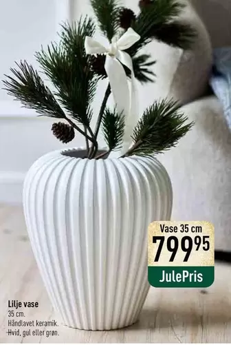 Keramik - Lilje vase