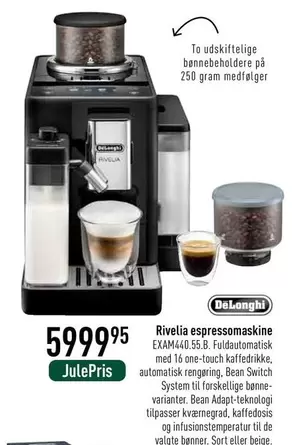 Rivelia espressomaskine EXAM440.55.8