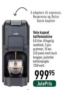 Nespresso - Volo kapsel kaffemaskine