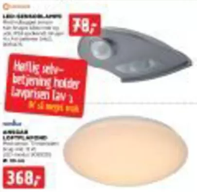 LED-SENSORLAMPE
