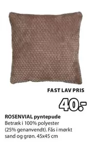 ROSENVIAL pyntepude