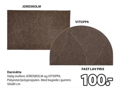 JORDSKOLM og VITSIPPA