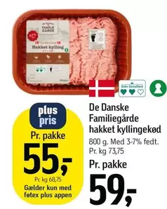hakket kyllingekød