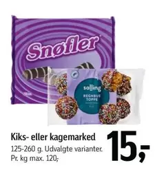 Kiks- eller kagemarked