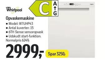 Opvaskemaskine W7UHP43