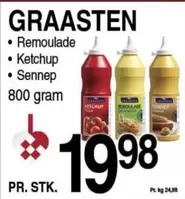 Remoulade, Ketchup, Sennep