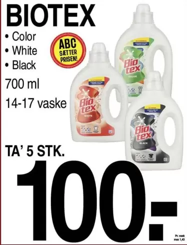 Bio - Color, White, Black