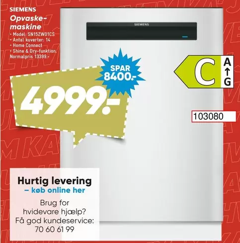 Siemens - Opvaske-maskine