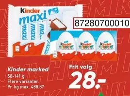 Kinder - marked