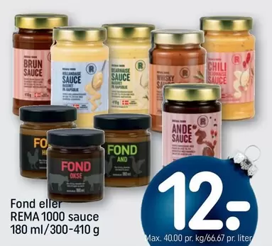 Chili - Fond eller REMA 1000 sauce