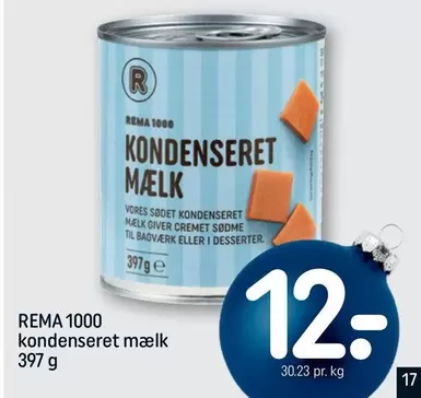 kondenseret mælk