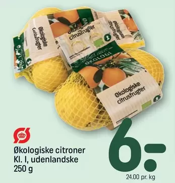 Økologiske citroner