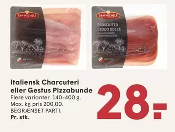 Charcuteri eller Gestus Pizzabunde