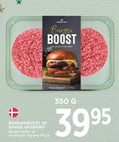 BURGERBOOST AF DANSK OKSEKOD