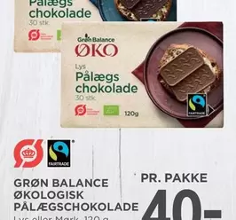 Mark - ØKOLOGISK PÅLÆGSCHOKOLADE