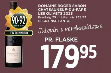 CHATEAUNEUF-DU-PAPE LES OLIVETS 2023