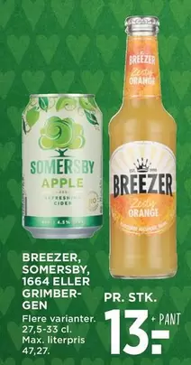 Orange - SOMERSBY, 1664 ELLER GRIMBERGEN