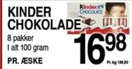 Kinder - CHOKOLADE