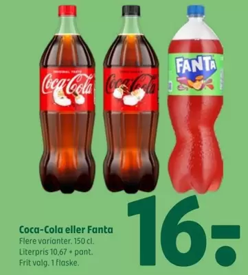 Coca Cola - Coca-Cola eller Fanta
